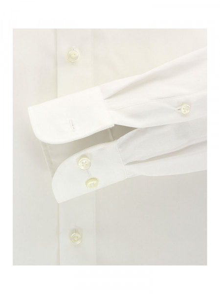 CASAMODA Comfort Fit Chemise Beige clair Kent Popeline - Vue 2