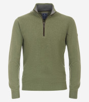 Pull Redmond REGULAR FIT TRICOTÉ vert avec col Col montant en coupe classique