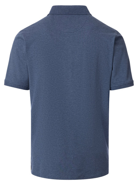 CASAMODA Polo Bleu foncé Extrafeine Qualität